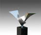 Embrace1 De Omhelzing1 RVS tuinbeeld sculpture