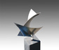 Embrace1 De Omhelzing1 RVS tuinbeeld sculpture