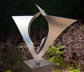 Embrace1, De Omhelzing1, RVS tuinbeeld, sculpure