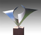 Embrace2 RVS tuinbeeld sculpture