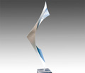 Flow RVS tuinbeeld sculpture
